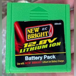 New Bright R/C 12.8 Volt Green Lithium Ion Battery Pack For RC Cars Vehicles
